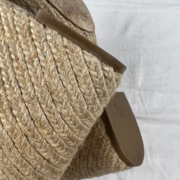 Paloma Barcelo Gray Suede Strappy Wedge Sandals 5”  Heel 1” Platform Size 40 - Picture 9 of 12